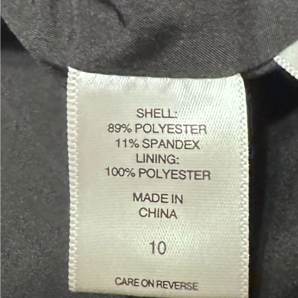 New York and Company Black and Off-White Trim Blazer - Picture 8 of 8